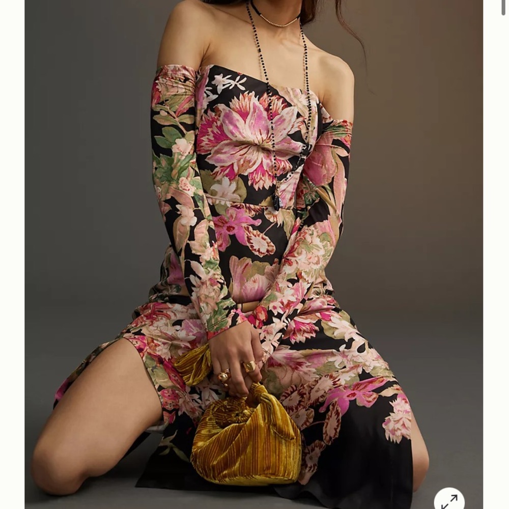 NWT ANTHROPOLOGIE Floral Skirt Set 4